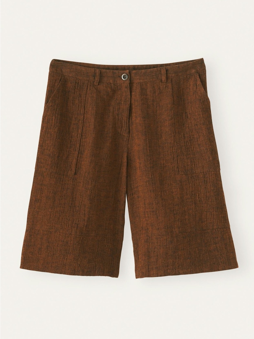 Poetry TEXTURED SHORTS Crinkle linen & cotton Womens Size 8